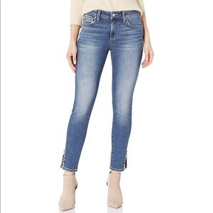 Joe’s Jeans Icon Midrise Skinny Ankle Gem Slit 26